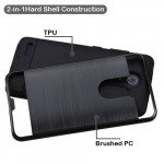 Wholesale ZTE ZMAX Pro, ZTE Z981 Armor Hybrid Case (Black)